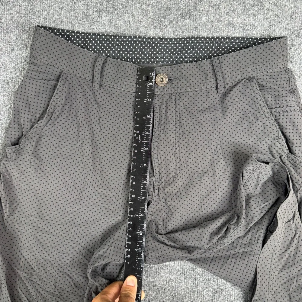 Lululemon Shorts Mens Size 32 Grey Polka Dot Commission Chino Golf Casual
